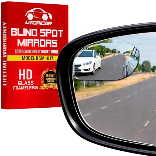 Blind Spot Convex Car Mirror - Rearview Accessories for Car - Product Imagery