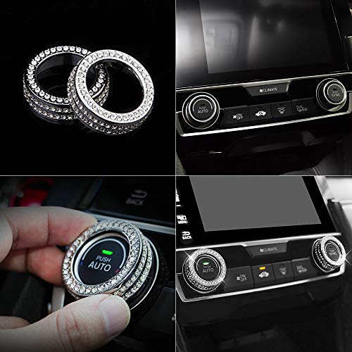 LECART Bling Car Accessories Fit for Honda Civic 10th Gen 2016 - Product Imagery