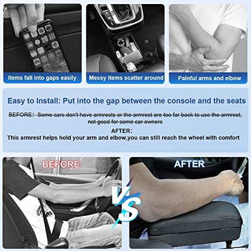 CDEFG Car Armrest Support Elbow Rest Pad Armrest Extender - Product Imagery