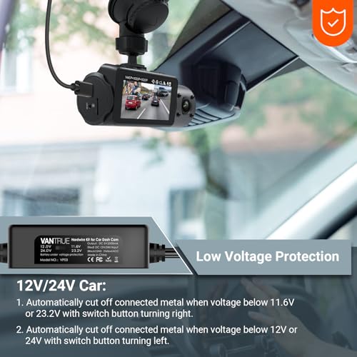 Vantrue 11.5ft USB-C Hardwire Kit, Compatible with All Vantrue - Product Imagery