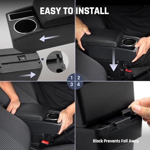 YJYWZH Armrest Box for Mitsubishi Mirage 2014-2024 Accessories - Product Imagery