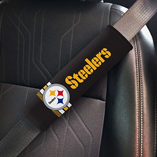 Fremont Die NFL Unisex Rally Seat Belt Pads, Universal Fit - Product Imagery