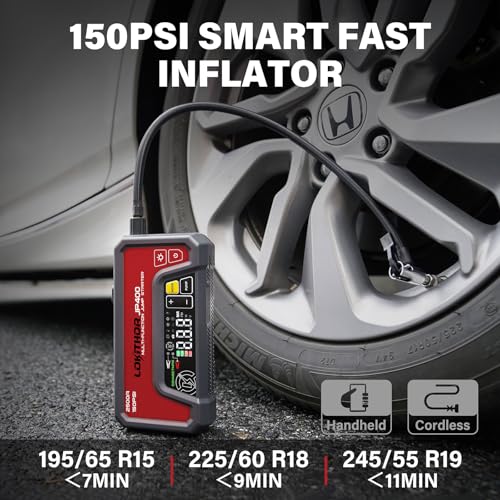 LOKITHOR JP400 Jump Starter with Air Compressor for 8.5L - Product Imagery