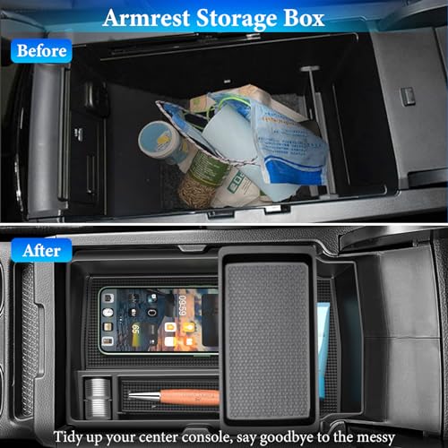 YPHUIKI 3PCS Center Console Organizer for Honda CR-V 2023-2026 - Product Imagery