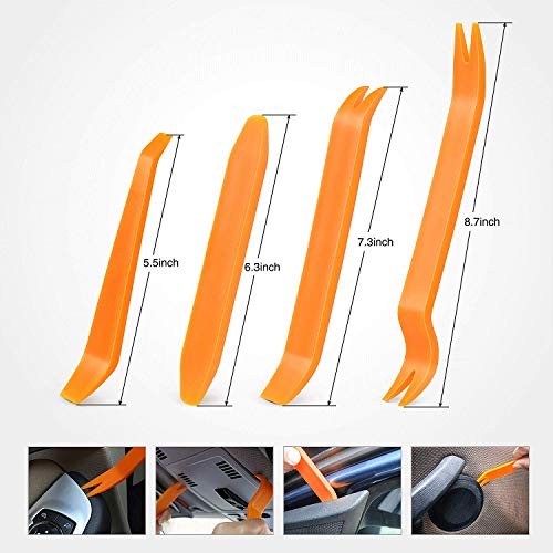 GOOACC 240PCS Bumper Retainer Clips Car Plastic Rivets Fasteners - Product Imagery