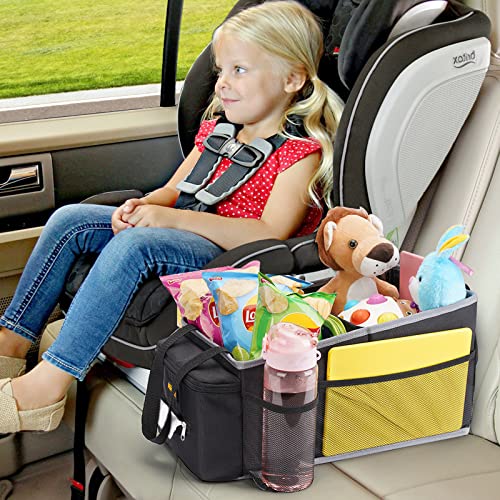 Car Seat Organizer - Backseat Car Organizer with Cup Holders, - Product Imagery