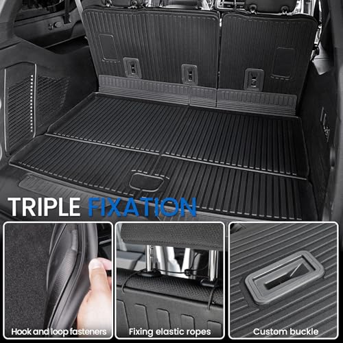 Floor Mats for Chevy Suburban/GMC Yukon XL/Escalade ESV 2021-2026 - Product Imagery