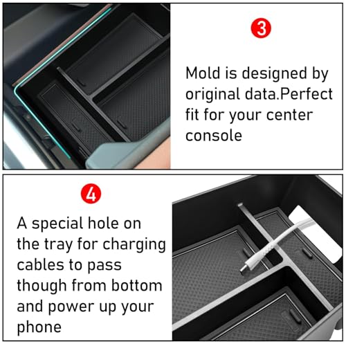 Jaronx For BMW X5 G05/X6 G06/X7 G07 Center Console Organizer - Product Imagery