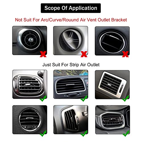 LivTee Bling Car Air Vent Outlet Moulding Trim, 10PCS Car Air - Product Imagery