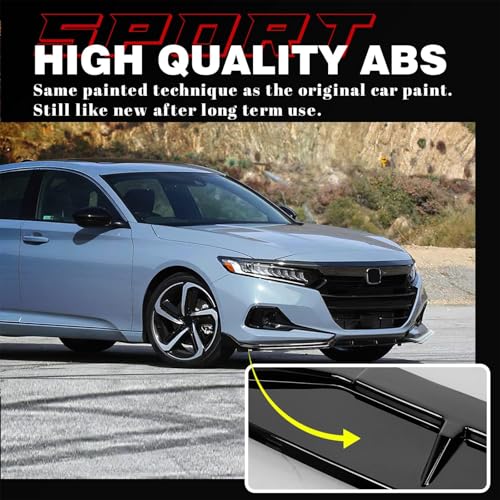 Archaic Front Bumper Lip Compatible for Honda Accord 10.5th - Product Imagery