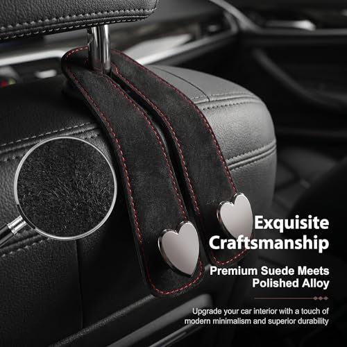 2 PCS Car Seat Back Hooks, Cars Headrest Hook for Purses and - Product Imagery