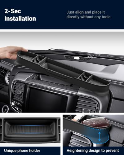 Dashboard Organizer Fit for Dodge RAM 1500/2500/3500 2013-2018 - Product Imagery