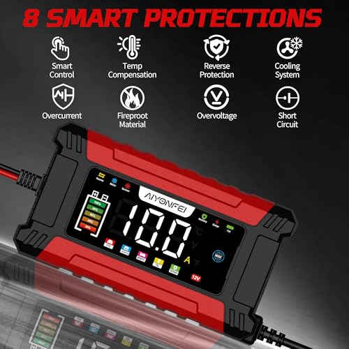 Car Battery Charger 12V 10Amp Fully Automatic Smart Trickle - Product Imagery