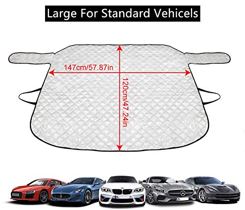 Car Windshield Cover Sun Shade,All Weather Windshield Sunshade - Product Imagery