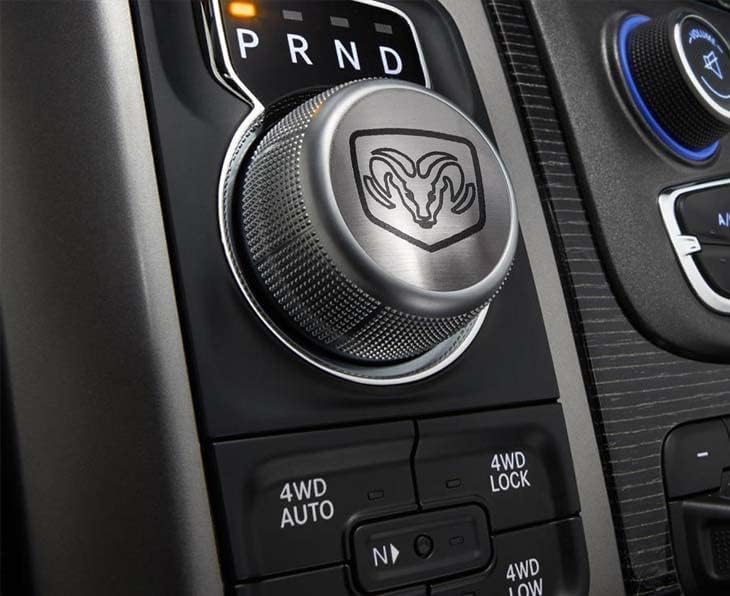 American Car Craft Stainless Steel RAM Dial Shifter Trim Plate | - Product Imagery