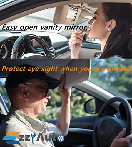 Ezzy Auto Gray Left Driver Side Sun Visor Compatible with Mazda - Product Imagery