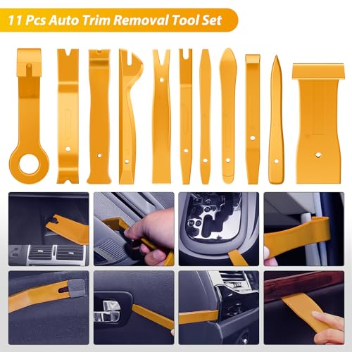 GOOACC 200Pcs Trim Removal Tool Auto Push Pin Bumper Retainer - Product Imagery