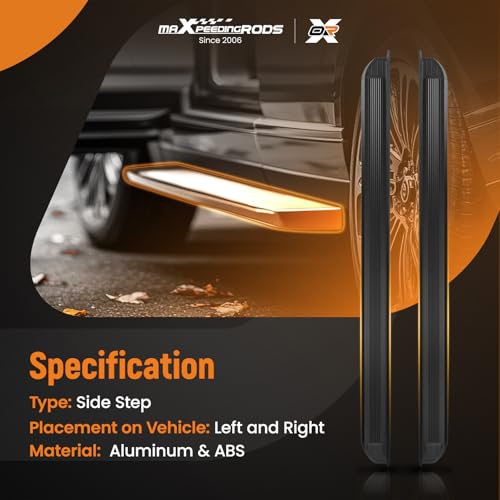 Aluminum Running Boards for Honda Pilot 2023 2024 2025, 600LBS - Product Imagery