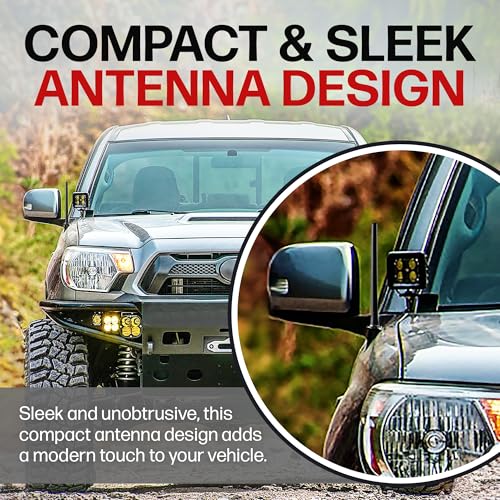 Short Rubber Antenna fits Toyota Tundra (2000-2020) - USA - Product Imagery