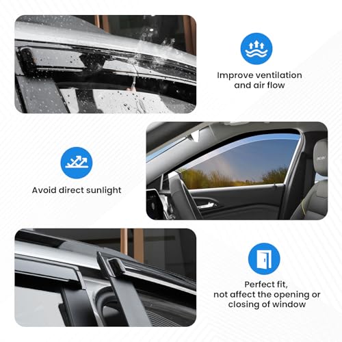 HRV Rain Guard - Window Visors for Honda HR-V HRV 2023-2025 - Product Imagery