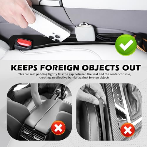 2PCS Car Seat Gap Filler Organizer,3 in 1 Car Seat Side Gap - Product Imagery