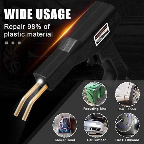 ATOLS Upgraded Plastic Welder, 1000PCS Staples, Pure Copper - Product Imagery