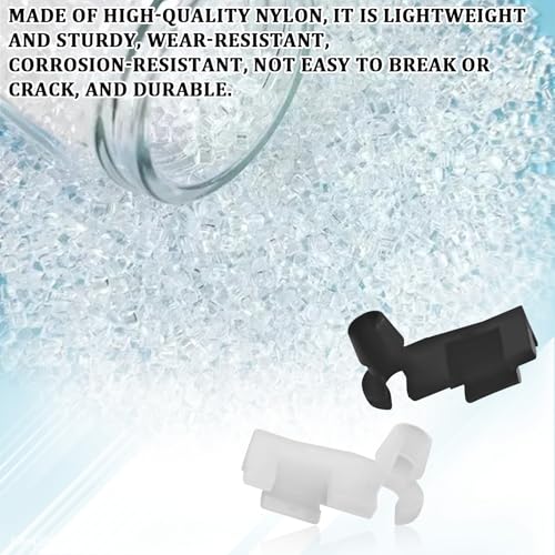 Door Lock Rod Clip, Door Handle Lock Rod Hood Latch Locking Push - Product Imagery