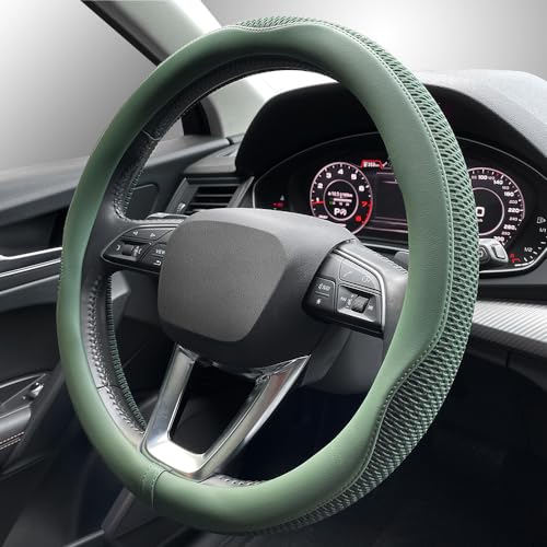 LKWLIKEI Car Steering Wheel Cover, Universal 15 inch, the Latest - Product Imagery