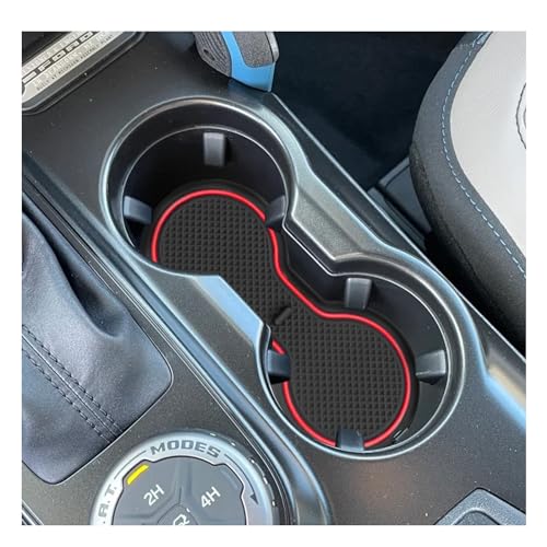 2026 2025 2024 Ranger Raptor Slot Mats Center Console Liner Door - Product Imagery