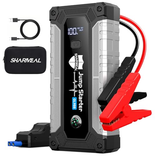 6000A Jump Starter, Portable Jump Starters 12V Car Battery - Product Imagery