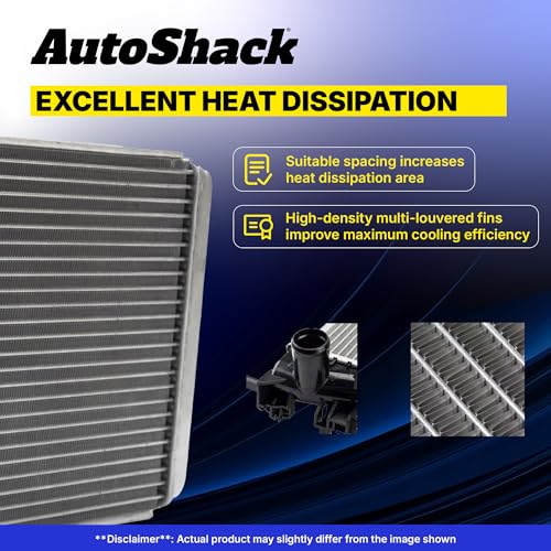 AutoShack Radiator for Audi, Q5 2011-2017 A4 Quattro 2009-2016, - Product Imagery