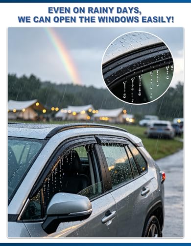 Out-Channel Window Visors Rain Guards for Hyundai Tucson - Product Imagery