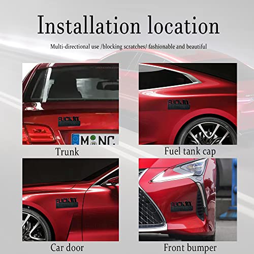 Fuck IT Edition Emblem, Car Exterior Emblems Badge 3D Sticker - Product Imagery