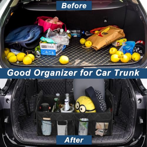 Deosk Car Trunk Organizer for SUV, Foldable Car Organizers and - Product Imagery