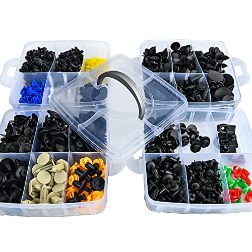 GOOACC 860Pcs Car Push Retainer Clips & Auto Fasteners Assortment - Product Imagery