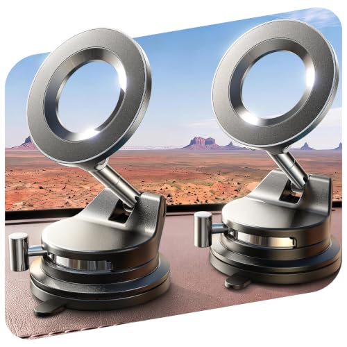 LISEN 2 Pack for Magsafe Car Mount, Magnetic Phone Holder for - Product Imagery