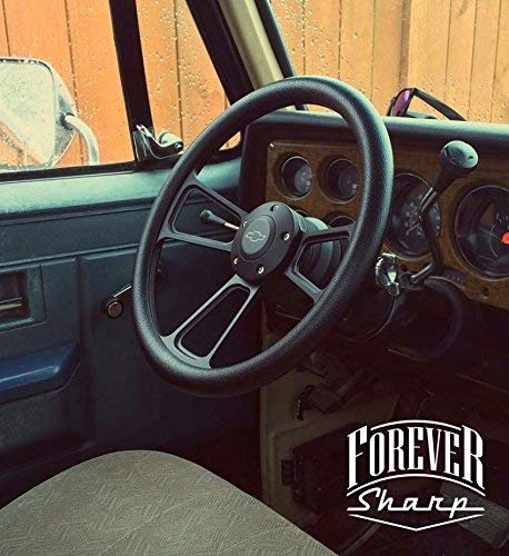 Billet Muscle Steering Wheel Compatible with Chevy Gm 95-01 Set - Product Imagery