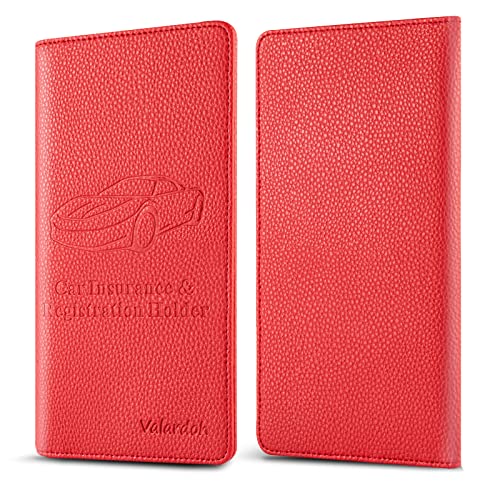 Valardoh Premium Car Registration and Insurance Card Holder, Car - Product Imagery