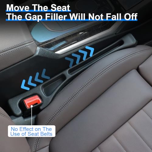 2PCS Car Seat Gap Filler,Anti-Drop Car Seat Crack Organizer - Product Imagery
