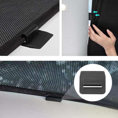 Jaronx for Tesla Sunshade Clips Sunroof Sunshade Roof Shade - Product Imagery