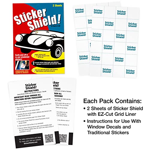 STICKER SHIELD - Windshield Sticker Applicator for Easy - Product Imagery