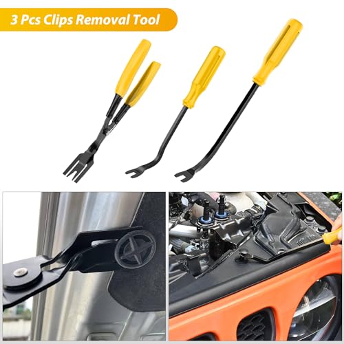 GOOACC 200Pcs Trim Removal Tool Auto Push Pin Bumper Retainer - Product Imagery