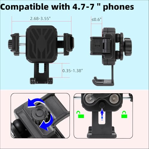Universal Phone Mount Holder for Car, Truck, Boat - Vibration - Product Imagery