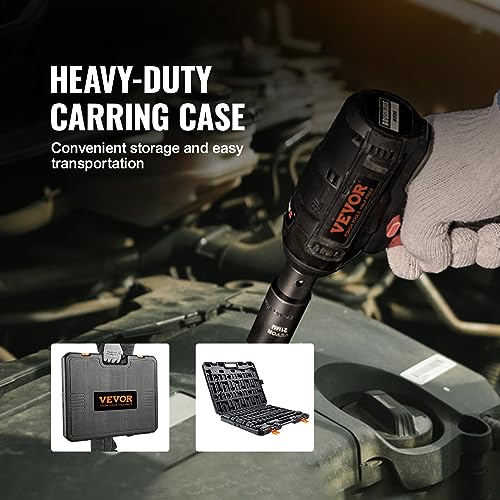 VEVOR 1/2" Drive Impact Socket Set 65 Piece, 3/8" to 1-1/4" and - Product Imagery