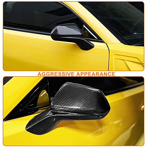 Real Carbon Fiber Mirror Cover fits for Chevrolet Camaro LT SS - Product Imagery