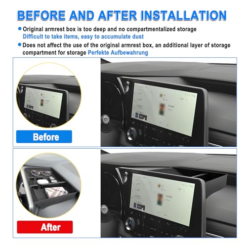 SHAOHAO for 2025 2026 Lexus RX 350 Dash Organizer for 2023 2024 - Product Imagery