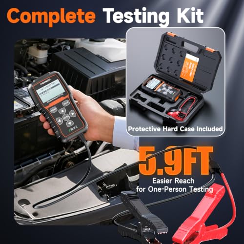 FOXWELL BT705 Car Battery Tester 24V 12V, Alternator and Load - Product Imagery