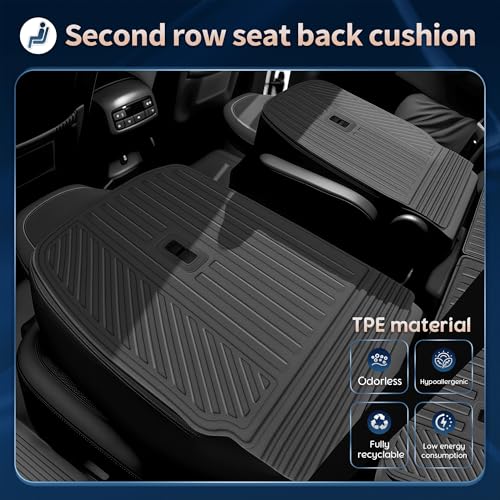 2026 Palisade Floor Mats Only Hybrid 7-Seat All Weather TPE - Product Imagery