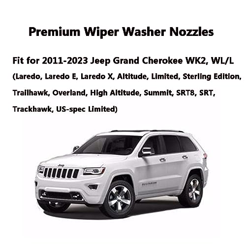 68260443AA Premium Wiper Washer Nozzles Fit for 2005-2023 Jeep - Product Imagery