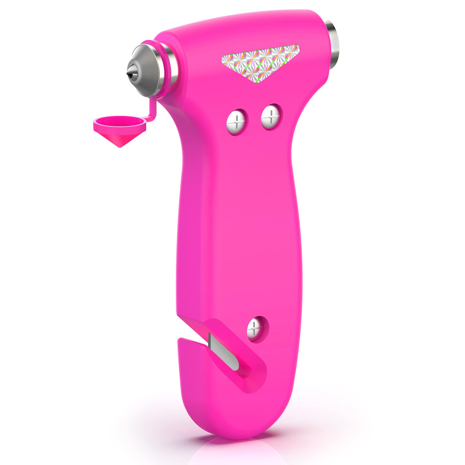 THINKWORK 3-in-1 Pink Car Safety Hammer Gift for Women, Family, - Product Imagery